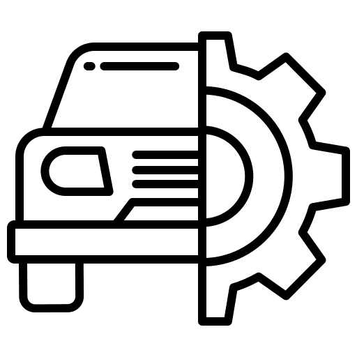 Car vehicle options gear icon