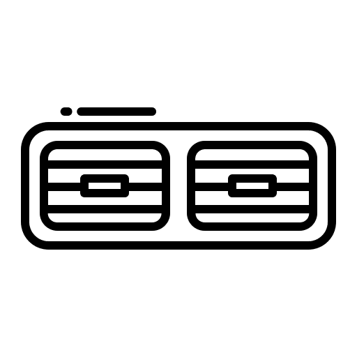 Air conditioner electronics automobile temperature icon Air conditioner electronics automobile temperature icon