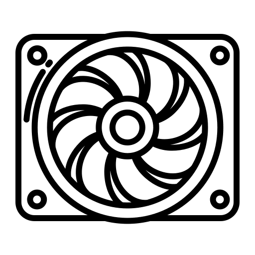 Cooler ventilation electronics fresh icon Cooler ventilation electronics fresh icon