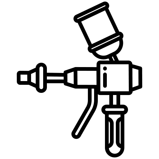 Spray paint gun spray gun painting tool icon Spray paint gun spray gun painting tool icon