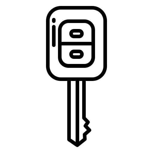 Car key passkey access security icon Car key passkey access security icon