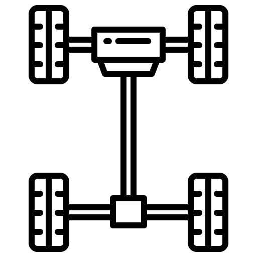 Chassis service frame car icon Chassis service frame car icon