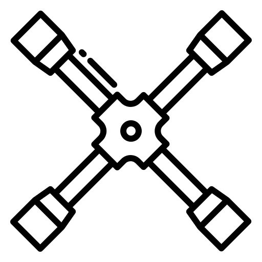 Lug wrench repair wrench lug icon Lug wrench repair wrench lug icon