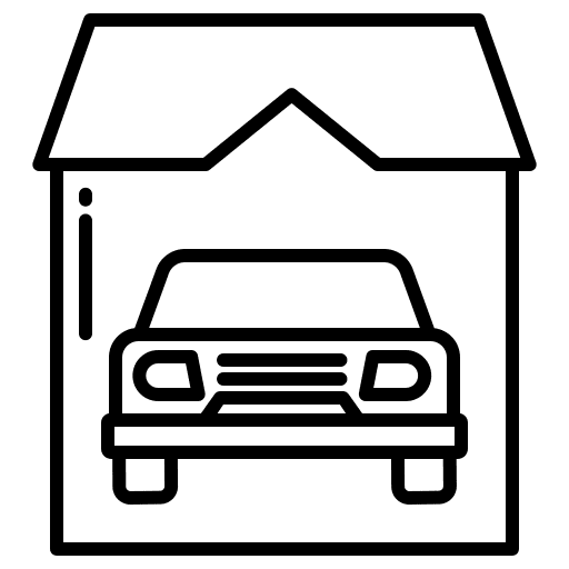 Car buildings automobile repair icon Car buildings automobile repair icon