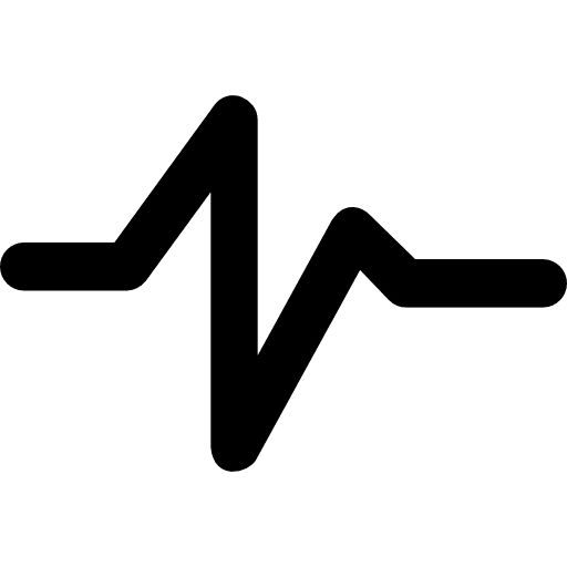 Cardiogram healthcare and medical medical heart rate icon