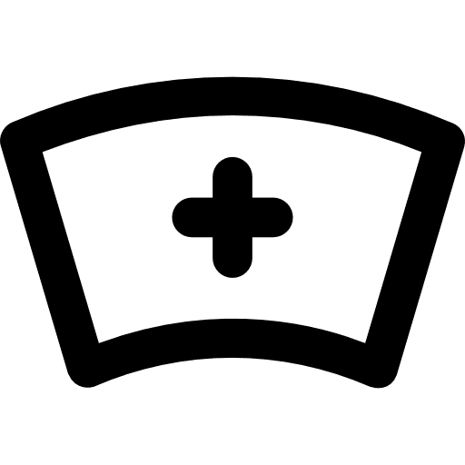 Nurse nurse hospital bonnet icon