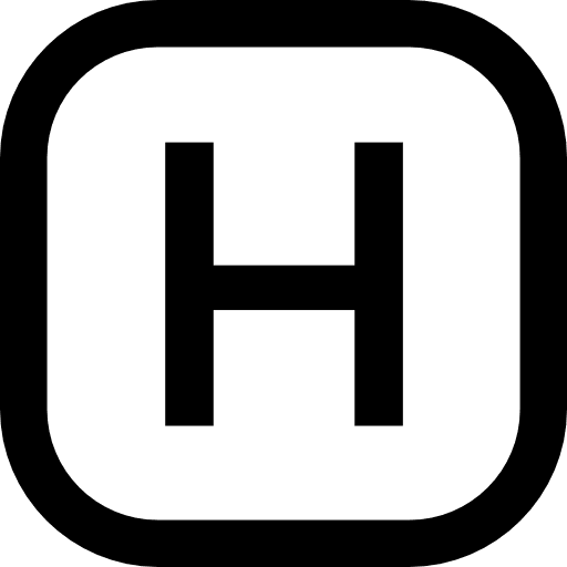 Hospital first aid signs health clinic icon