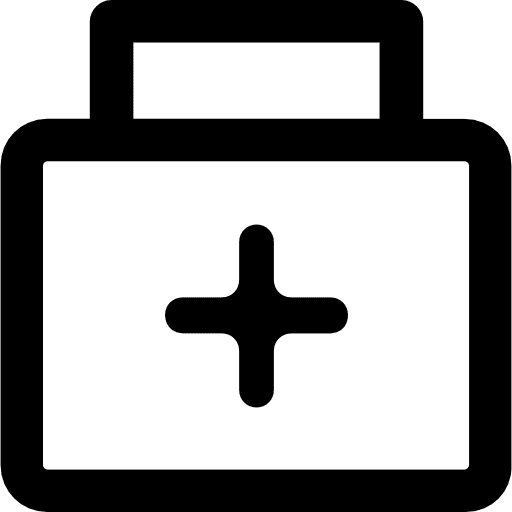 First aid kit medical hospital healthcare and medical icon