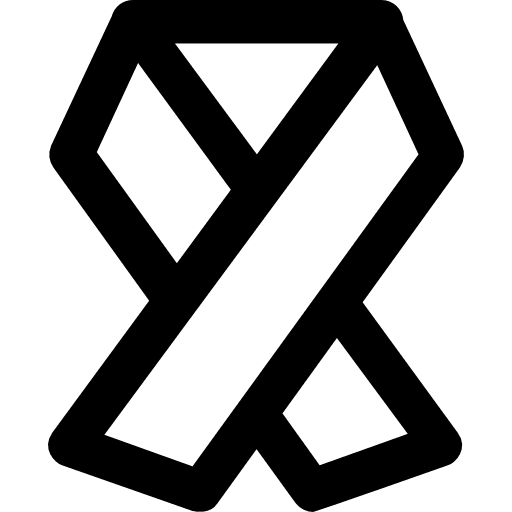 Solidarity healthcare and medical medical ribbon icon