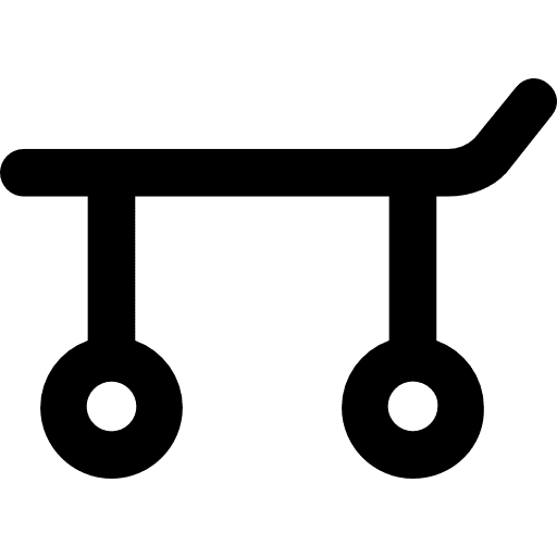 Hospital bed health clinic healthcare and medical hospital bed icon