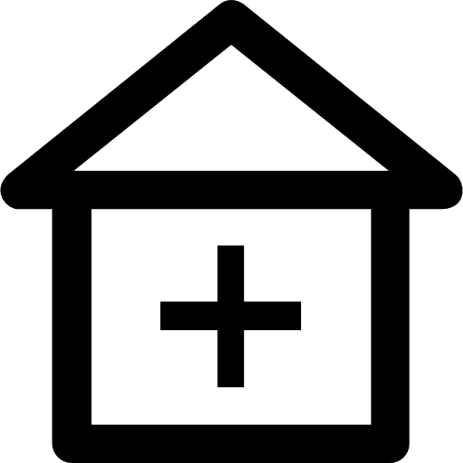 Hospital hospital health care healthcare and medical icon