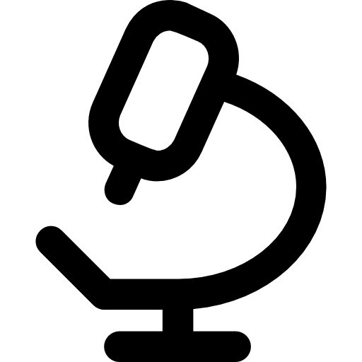 Microscope miscellaneous science tools and utensils icon