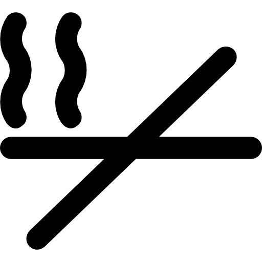 No smoke forbidden signs cigarette icon