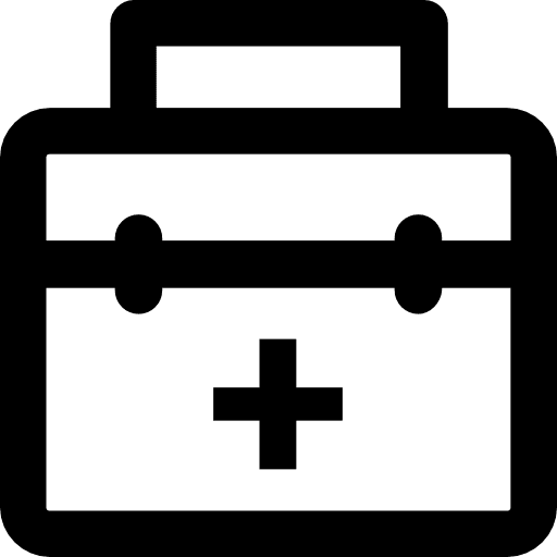 First aid kit healthcare and medical hospital first aid kit icon