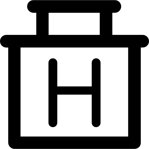 Hospital health clinic signs healthcare and medical icon