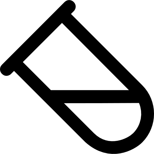 Test tube healthcare and medical education chemistry icon