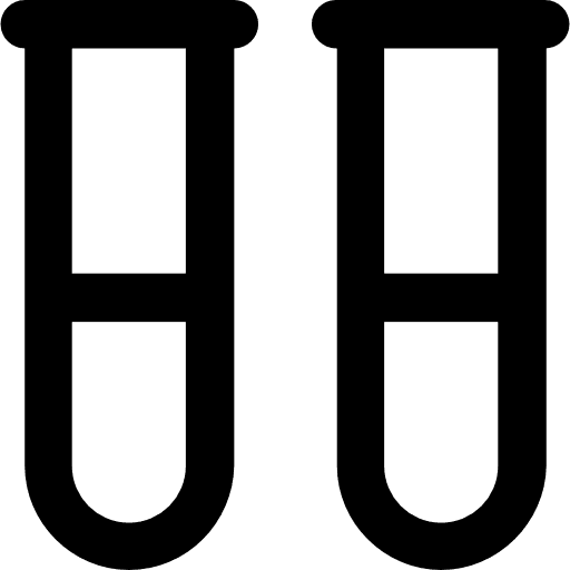 Test tubes test tube testing healthcare and medical icon