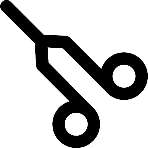 Scissors handcraft cut cutting icon