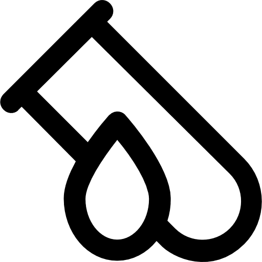 Test tube healthcare and medical chemical education icon