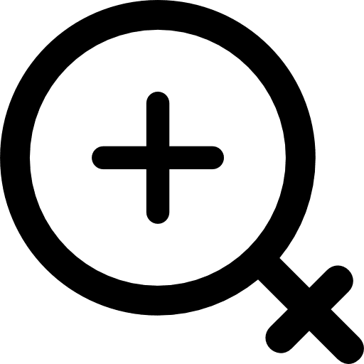 Woman venus signs girl icon