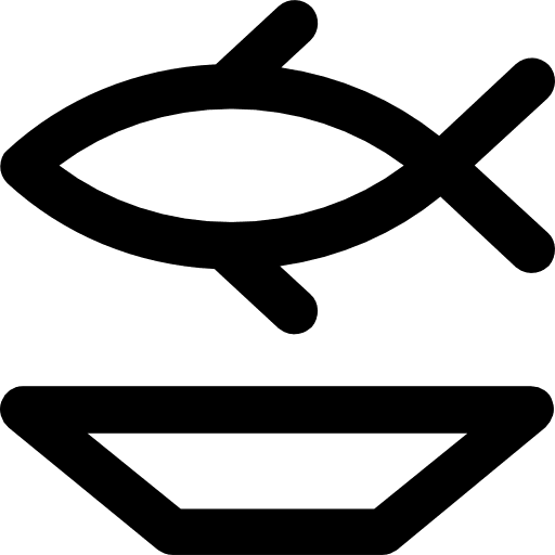 Fish salmon food food and restaurant icon