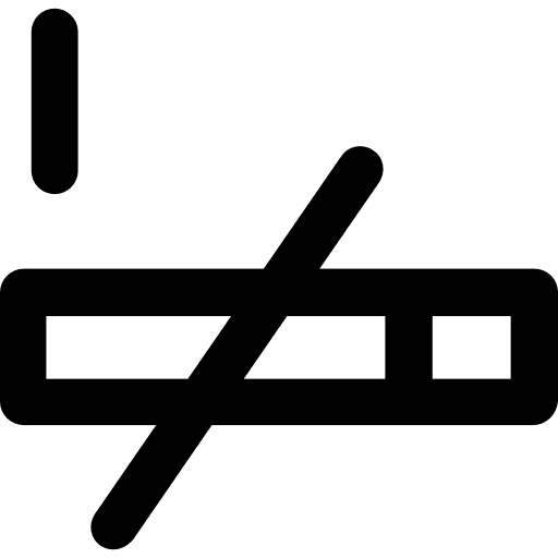 No smoke healthcare and medical no smoke forbidden icon