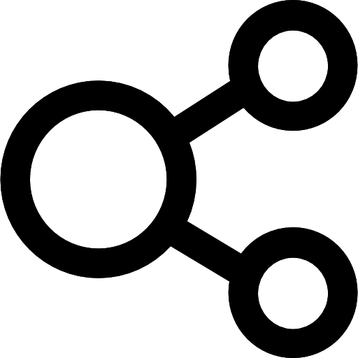 Share share connector circles icon