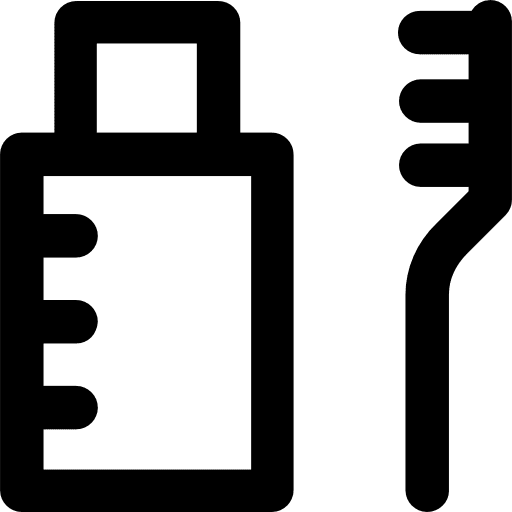 Toothbrush health care toothbrush hygienic icon