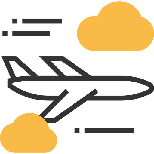 Airplane airplane flight travel icon
