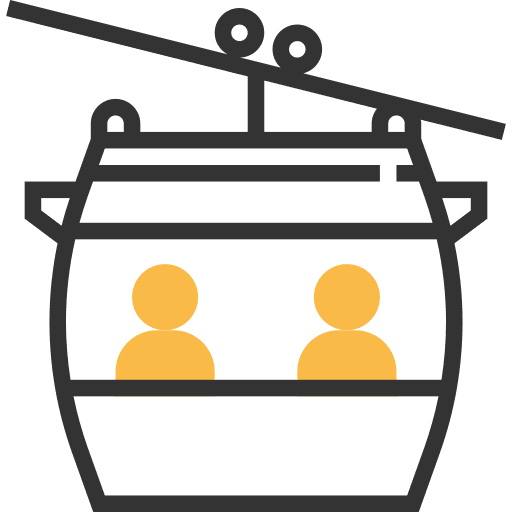 Cable car cabin ski resort cable car cabin cabin icon