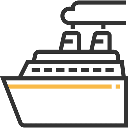 Cruiser cruiser trip boat icon