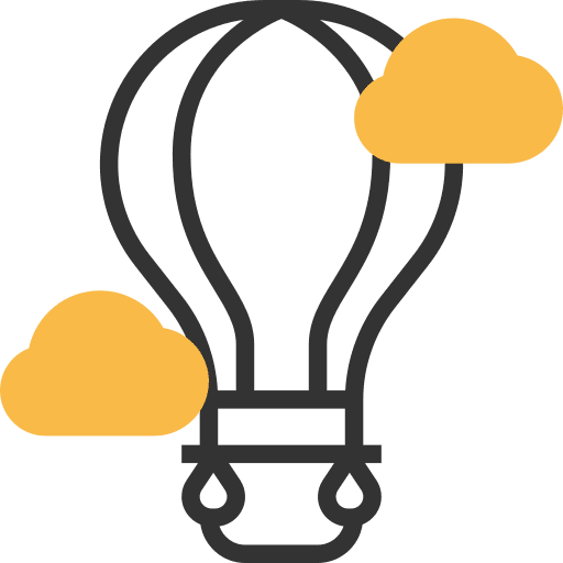 Hot air balloon hot air balloon air balloon flight icon