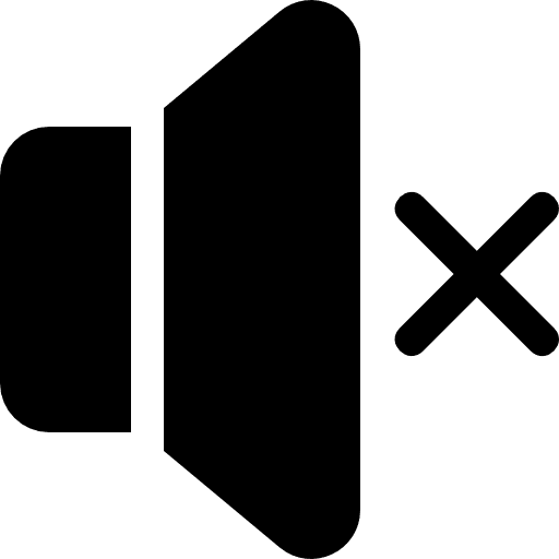 Mute music player multimedia option technology icon