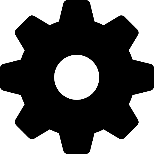Settings set up tools and utensils configuration icon