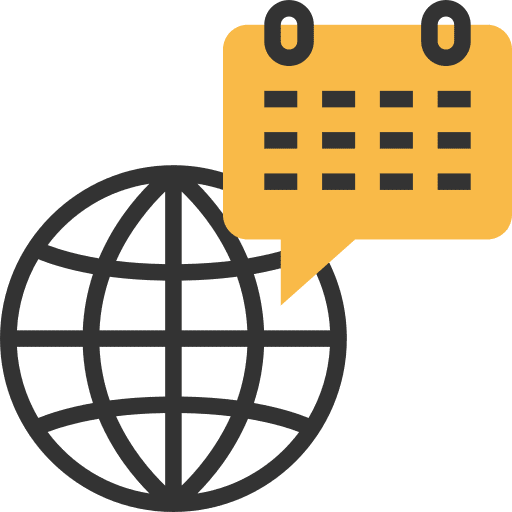 Vacations vacations calendar worldwide icon