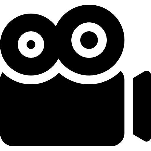 Video camera music and multimedia technology video camera icon