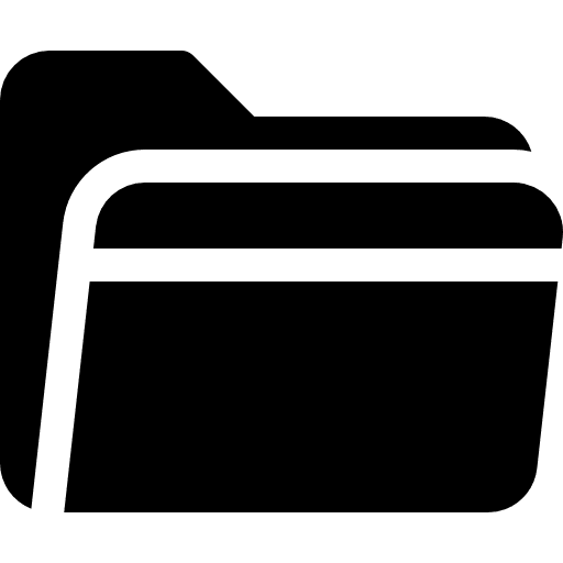 Folder interface office material data storage icon