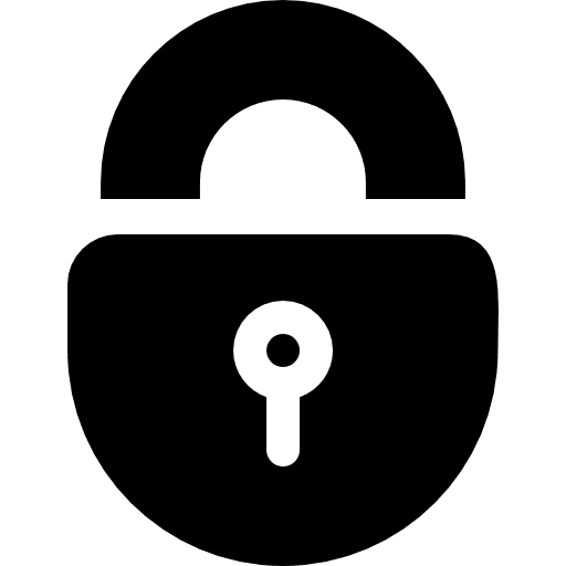 Padlock locked tools and utensils padlock icon