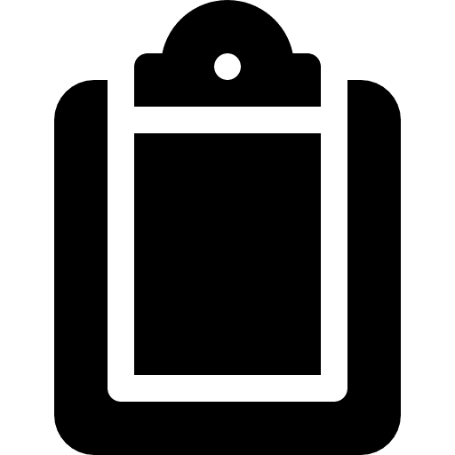 Clipboard verification miscellaneous checking icon