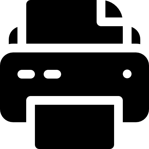 Printer technology tools and utensils printer icon