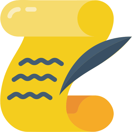 Quest paper roll game video game icon