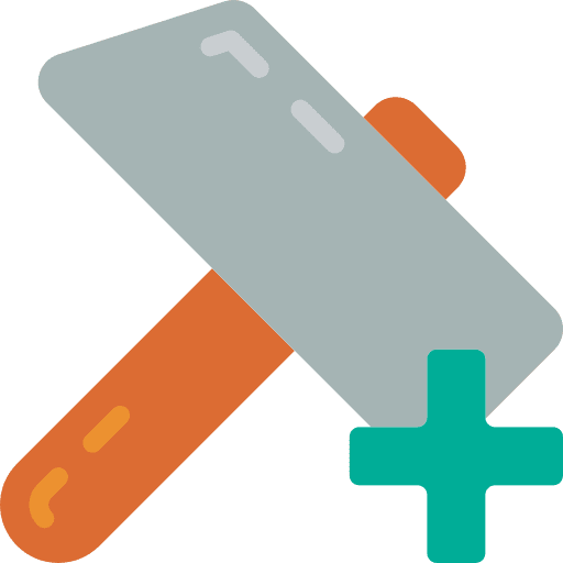 Builders gaming shapes and symbols tools and utensils icon