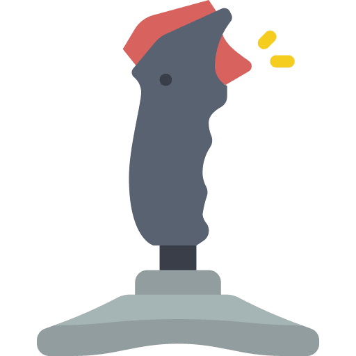 Joystick gaming technology electronic icon