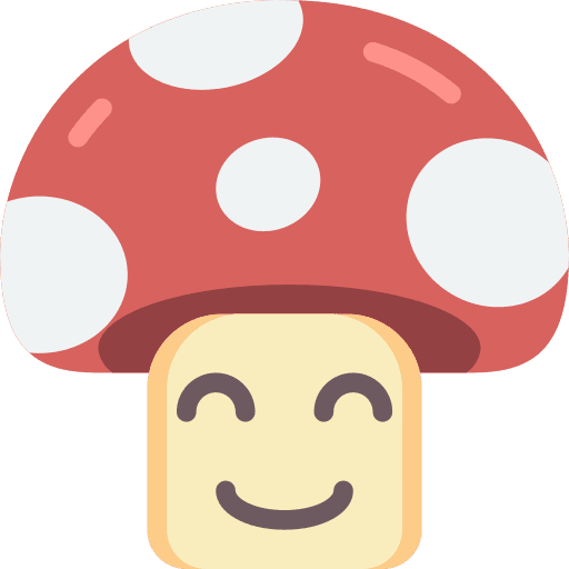 Mushroom play gaming avatar icon