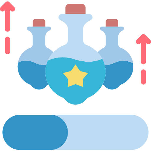Bar game shapes and symbols gaming icon