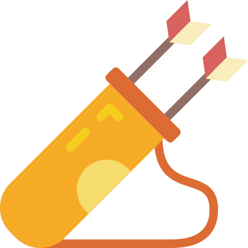 Bow weapon bow and arrow miscellaneous icon