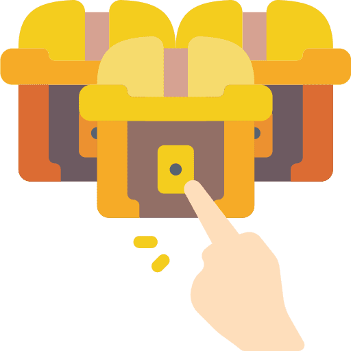 Chests video game chests selection icon