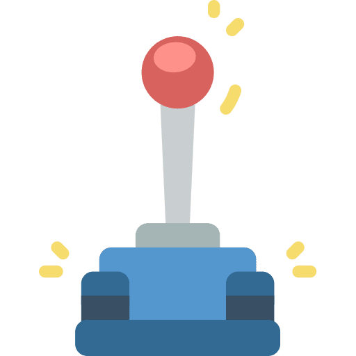 Joystick console arcade stick electronic icon