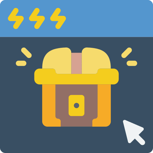 Opening interface chest treasure icon