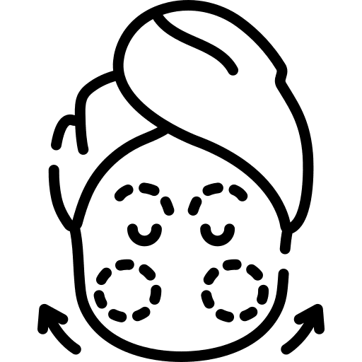 Anatomy eye breast lifting icon